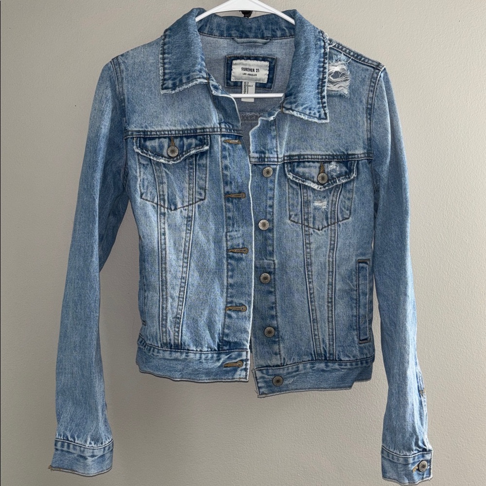 Forever 21 Light Blue Denim Jacket